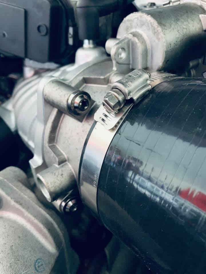 Hellcat engine bay titanium hardware kit