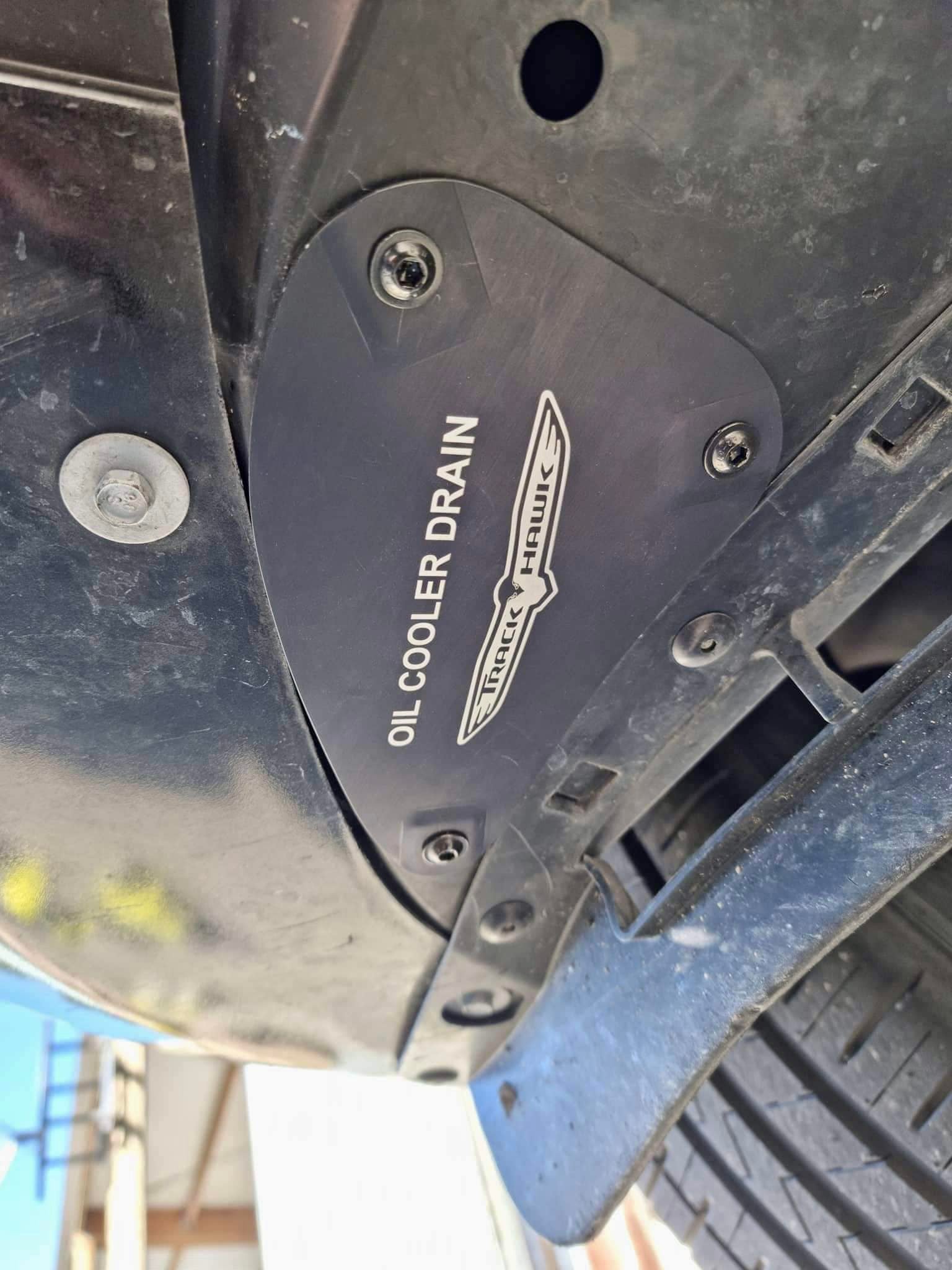Jeep Trackhawk oil cooler drain kit