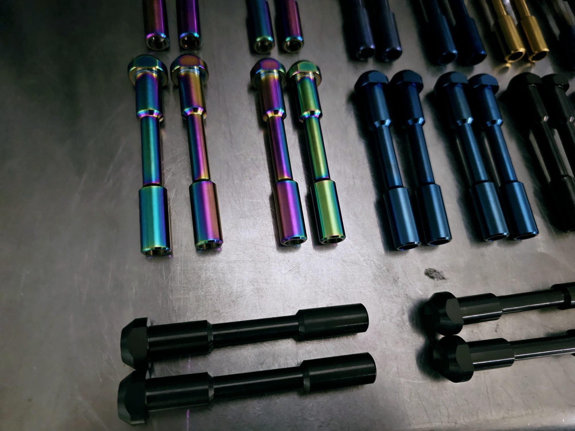 Brembo titanium caliper bolts