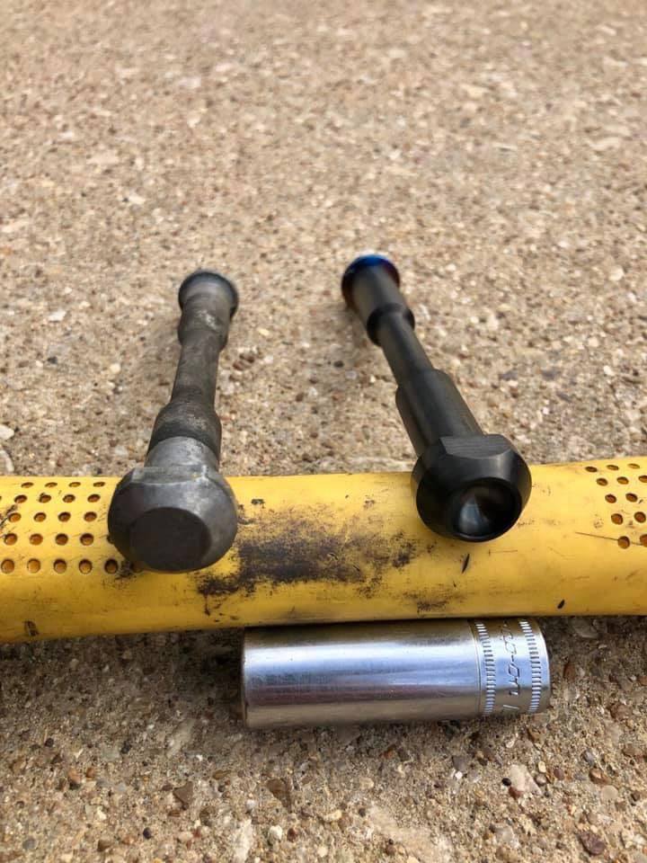 Brembo titanium caliper bolts