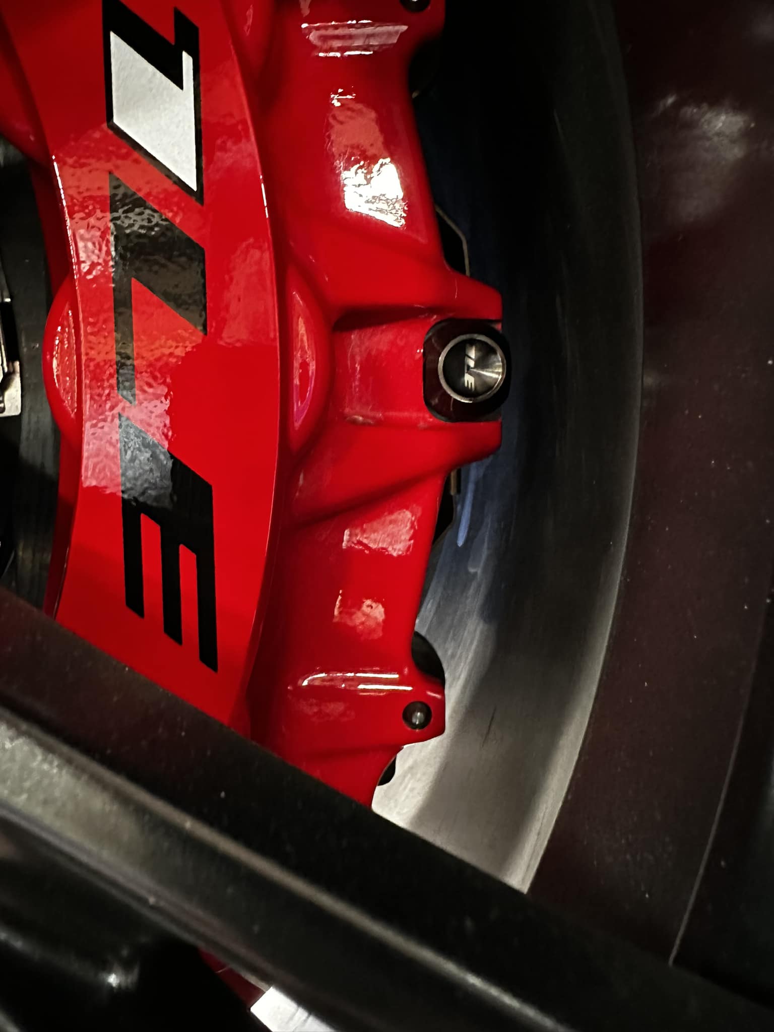 Brembo titanium caliper bolts