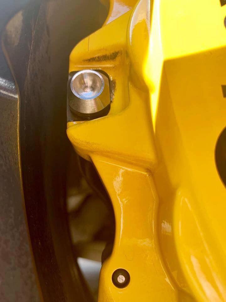 Brembo titanium caliper bolts
