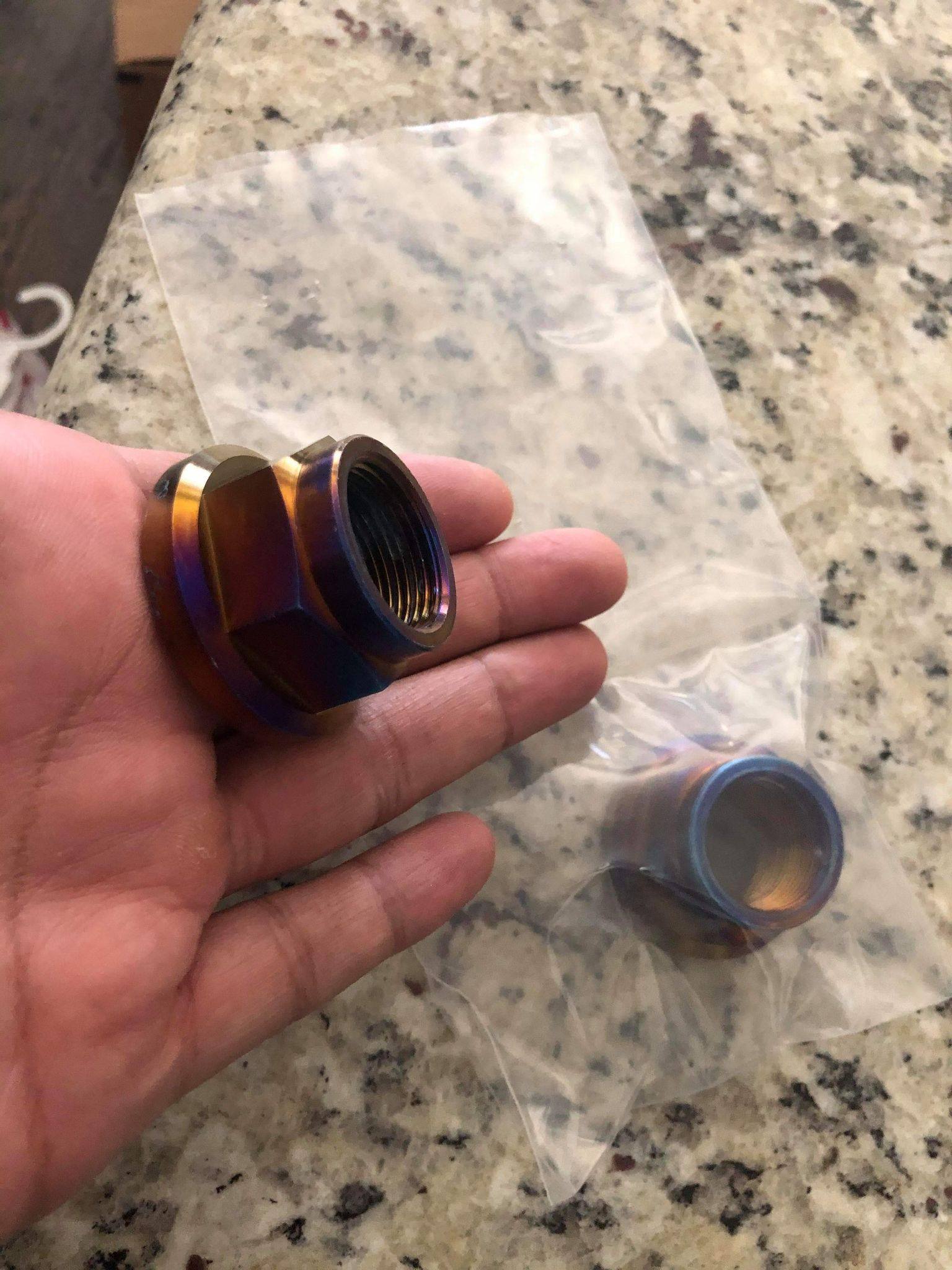 Titanium Axle nuts