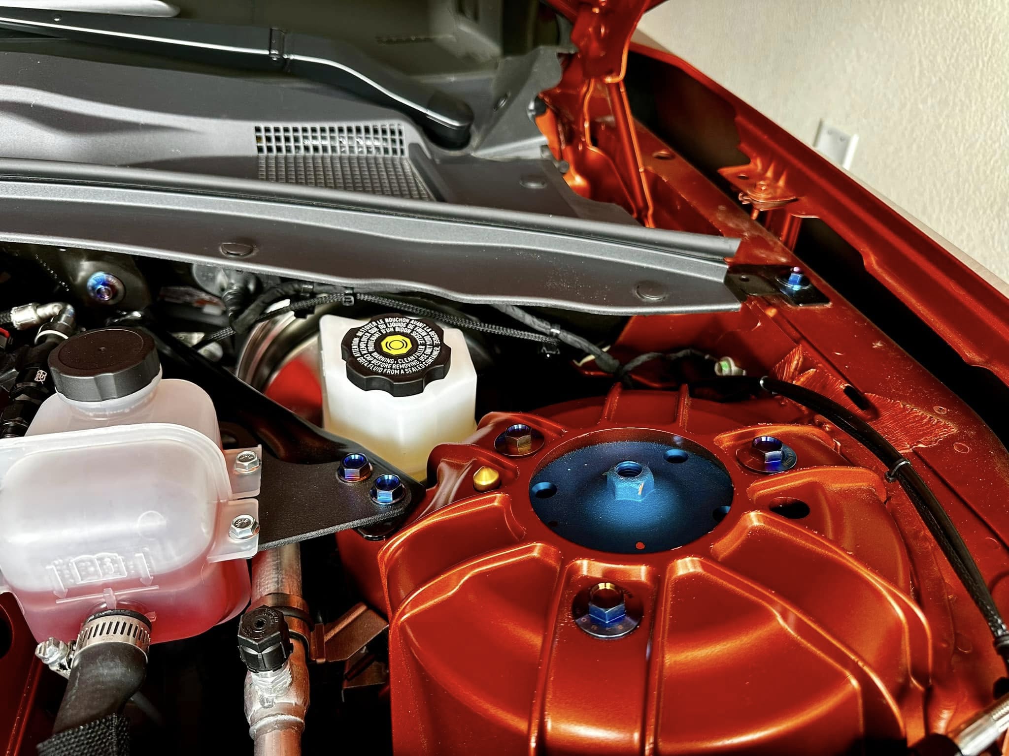 Camaro ZL1 / LT4 engine bay Titanium hardware kit