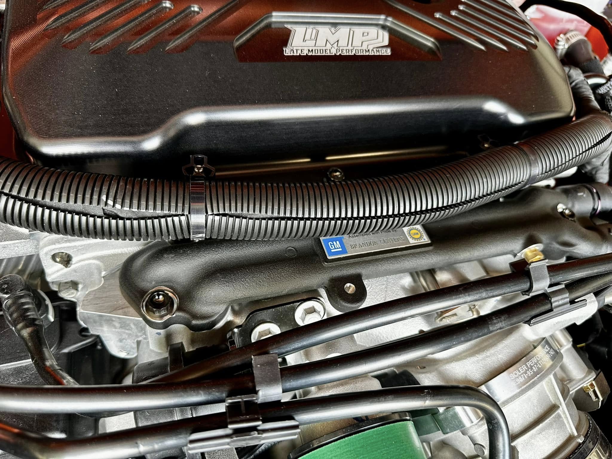 Camaro ZL1 / LT4 engine bay Titanium hardware kit